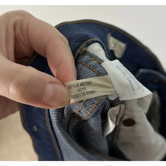 Madewell 10" High-Rise Skinny Jeans in Danny Wash Tencel Denim Edition Size 28 - Picture 6 of 8